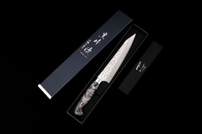 黒崎優　閃光　sg2 ペティナイフ　150mm 閃光 ペティナイフ 洋包丁 150mm ステンレス R2 SG2 鎚目 ツバ付