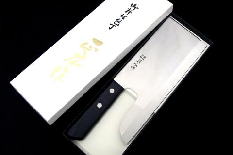 正重作 出刃包丁 五寸 霞 朴柄 外箱付 λA4108-2L2C | 堺刀司 | 包丁