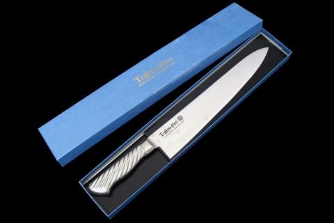 本刃付房近出刃包丁 鋼製 木製ハンドル 箱付き