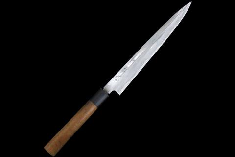 総本家 東佳人 本霞 柳刃包丁 刺身包丁 プロ仕様 水牛柄