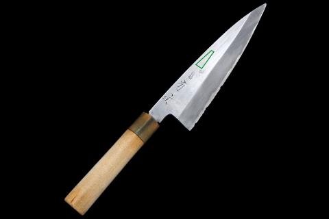築地有次白二鋼薄刃包丁7寸 築地有次出刃包丁白二鋼7寸