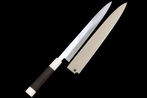 本焼築地正本和ペティ包丁和包丁柳刃刃紋白鋼黒水牛柄純日本鋼 本焼築地正本和ペティ包丁和包丁柳刃刃紋白鋼黒水牛柄純日本鋼