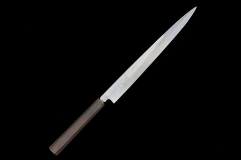 01516 包丁　保勝　津軽打刃物　出刃　ハ寸　刃紋綺麗　和鉄　片刃　未使用品 出刃包丁 – HAGAKURE