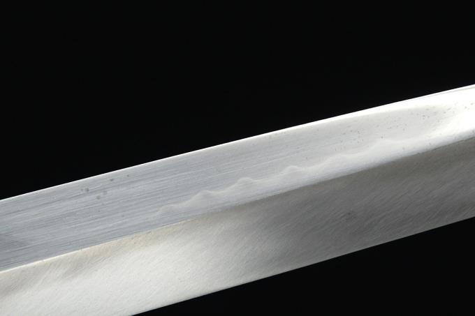 柳刃包丁 尺一 水焼 本焼 両面富士刃紋 平鏡面 変わり水牛紫檀八角柄