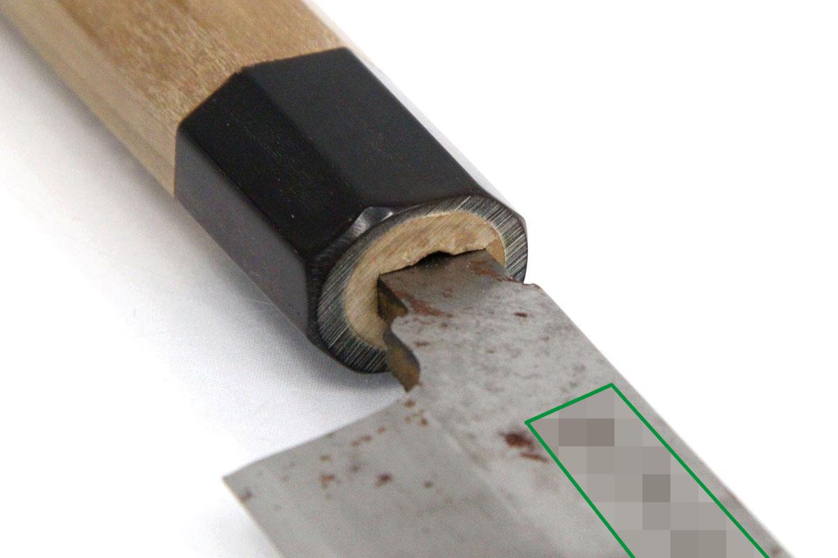 切付包丁 尺 霞 朴柄 名入 λA5124-2L1C | 東源正久 | 包丁-アキバ流通