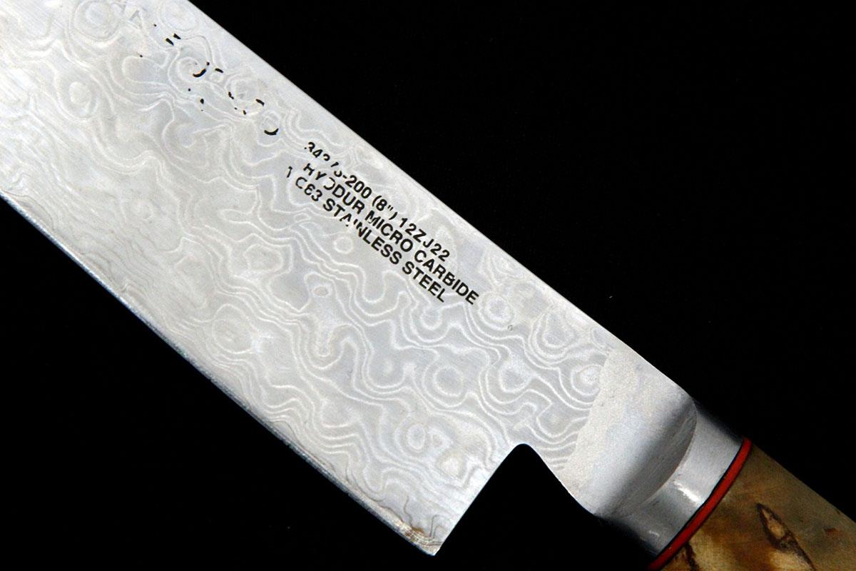 MIYABI 牛刀 洋包丁 200mm ステンレス フラワーダマスカス D型