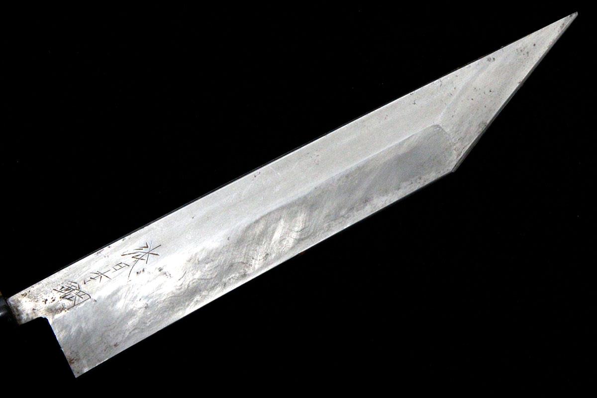 鰻包丁 Amazon | 日本製 かね惣 鰻裂き包丁 鋼 霞 水牛柄 7寸（210mm
