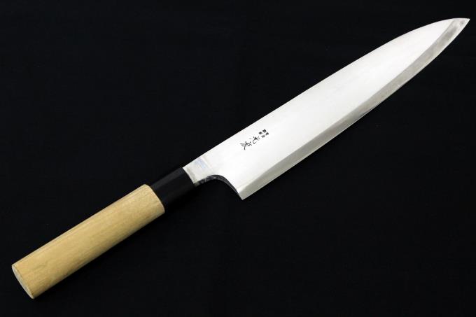 高橋刃物製作所 柳出刃包丁 九寸 (実寸:刃渡り265mm) 特鋼光 合金鋼 高橋刃物製作所 柳出刃包丁 九寸 (実寸:刃渡り265mm) 特鋼光 合金鋼