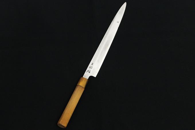 柳刃包丁 尺 295mm 霞 水牛朴栗型柄 O571-2E1A | 祐成 | 包丁 柳刃包丁 尺 295mm 霞 水牛朴栗型柄 O571-2E1A | 祐成 | 包丁