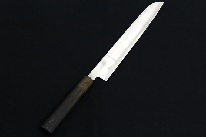 丸越産業 和牛刀 包丁 両刃 九寸 269mm ステンレス鋼 水牛黒檀八角柄 O549 2e1a 康之 包丁 アキバ流通