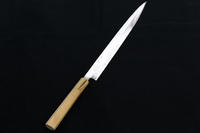 丸越産業 柳刃包丁 尺 300mm 霞 水牛朴八角柄 O556 2e1a 康之 包丁 アキバ流通