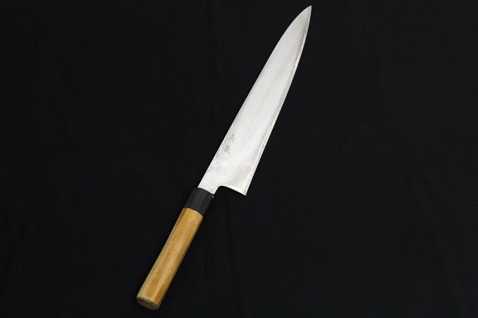 鈴木商事 和牛刀 包丁 尺二 353mm 銀三鋼 水牛朴八角柄 O704-2L1A | 高