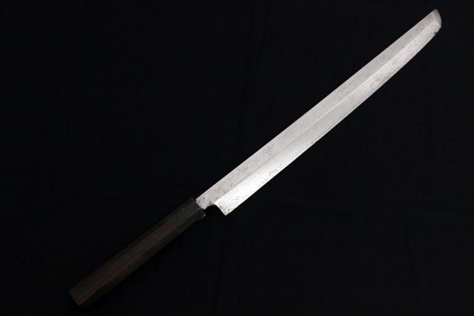 先丸蛸引包丁 尺一 水本焼 水牛黒檀八角柄 S2540-2L1A | 中英寿 | 包丁 