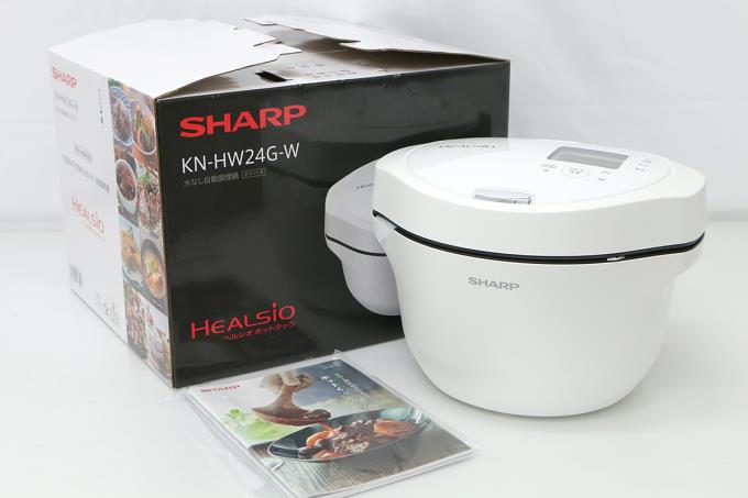 【新品　未開封】ヘルシオホットクック　2.4ホワイト 最終値下げ【新品未開封】シャープ KN-HW24G-W ホットクック 2.4