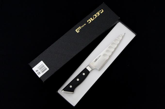 骨スキ 洋包丁 150mm グレステン鋼 ツバ付ハンドル Tタイプ 415TK 箱付 
