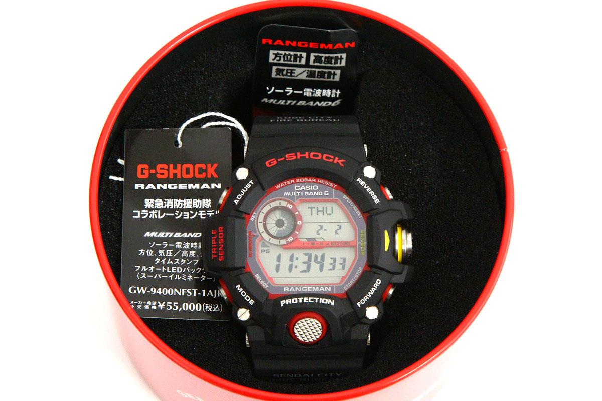 G-SHOCK GW-9400NFST-1AJR 緊急消防援助隊コラボ モデル ...