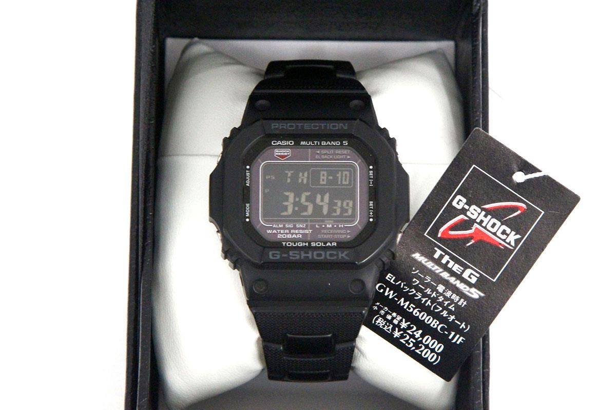 カシオ G-SHOCK GW-M5600BC 電波タフソーラー 黒