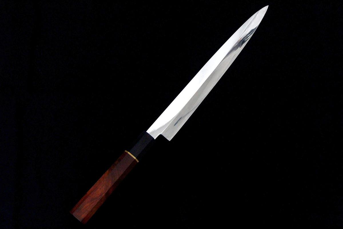 厚口薄刃、8寸鏡面、青鋼