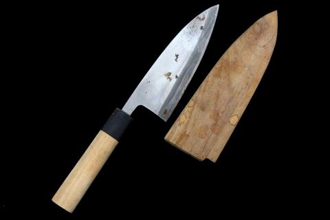 料理包丁 正広 ステンレス 出刃包丁 六寸 兼松工業 兼松作 日本鋼 出刃庖丁 18cm