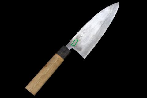 堺匠味正 本霞白出刃6寸(180mm)水牛柄