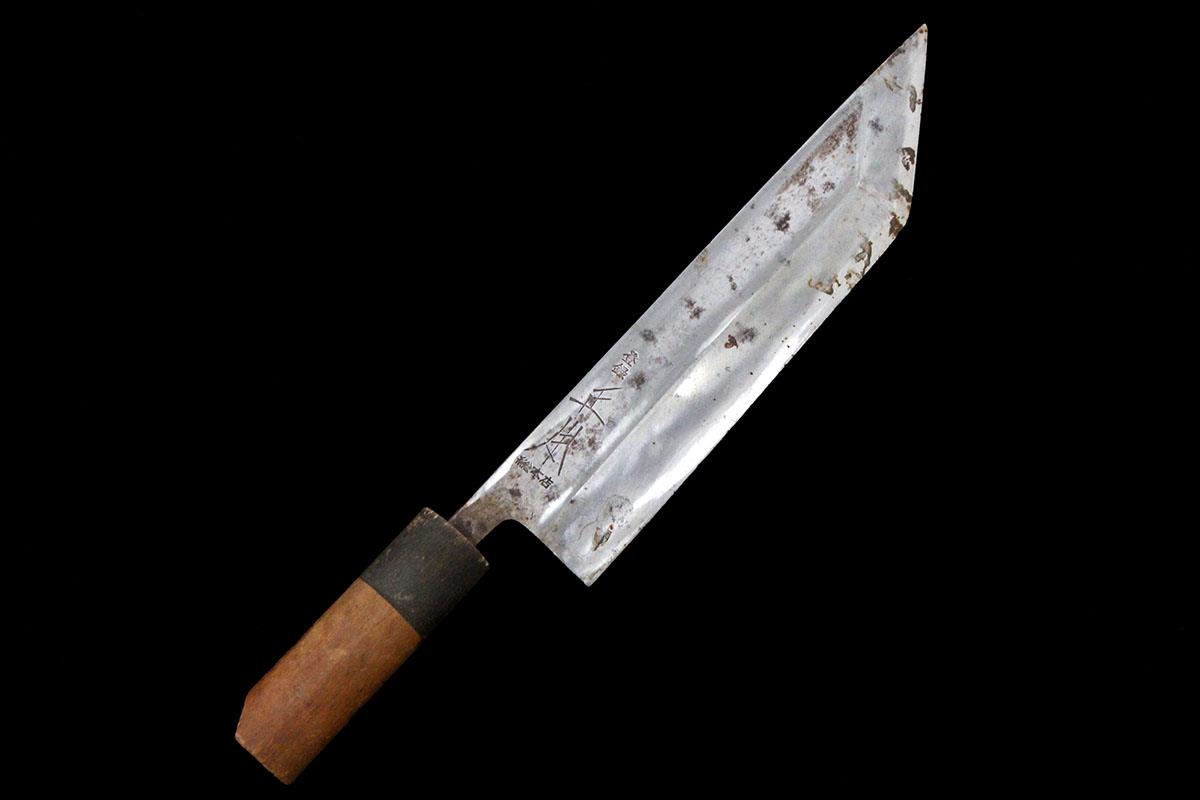 鰻裂包丁 江戸裂き 霞 七寸 朴柄 KN02-A8005-2L1B | 正本総本店 | 包丁 