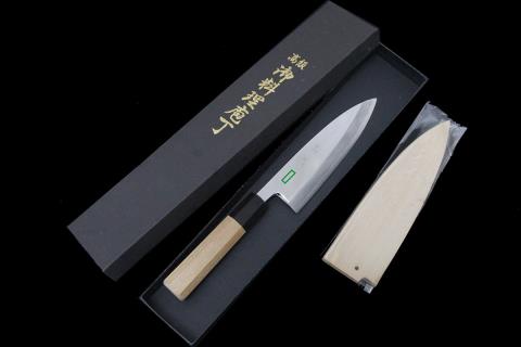 柳刃包丁 霞 尺 青鋼 朴柄 白鞘・箱付 名入 KN02-A8684-2L2C | 高鳳 | 包丁-アキバ流通
