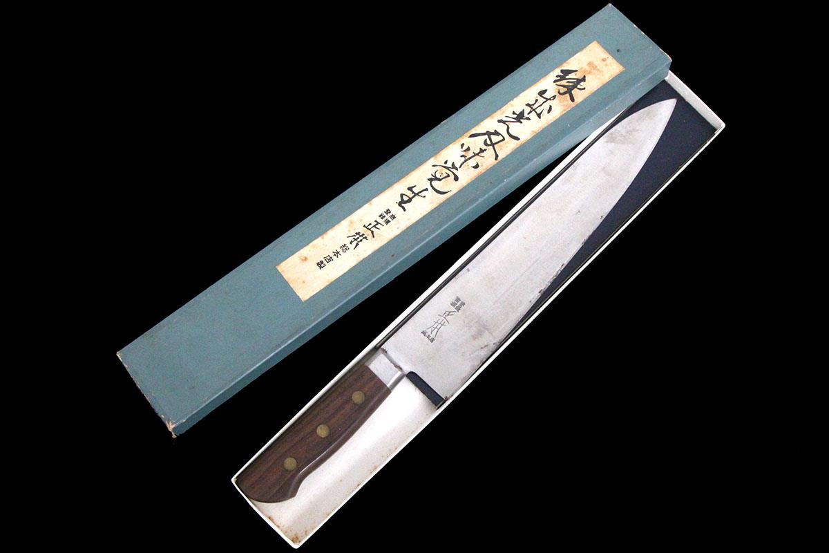 正本総本店 柳刃包丁9寸(270ミリ) （270mm 関孫六白紙鋼柳刃