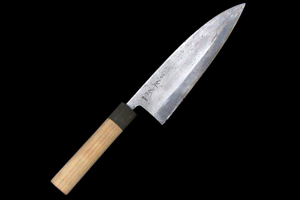 正本】 青鋼 鰻裂き包丁 7.5寸 積もる 