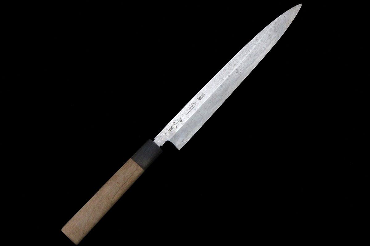 柳刃包丁 霞 八寸 特製 別打 朴柄 KN02-A9725-2L1D | 有次 | 包丁 