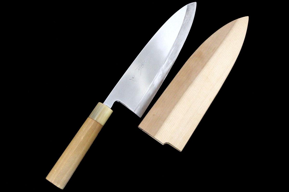 出刃包丁 七寸 銀三 朴柄 白鞘付 KN02-A9931-2L3C | 康之 | 包丁 