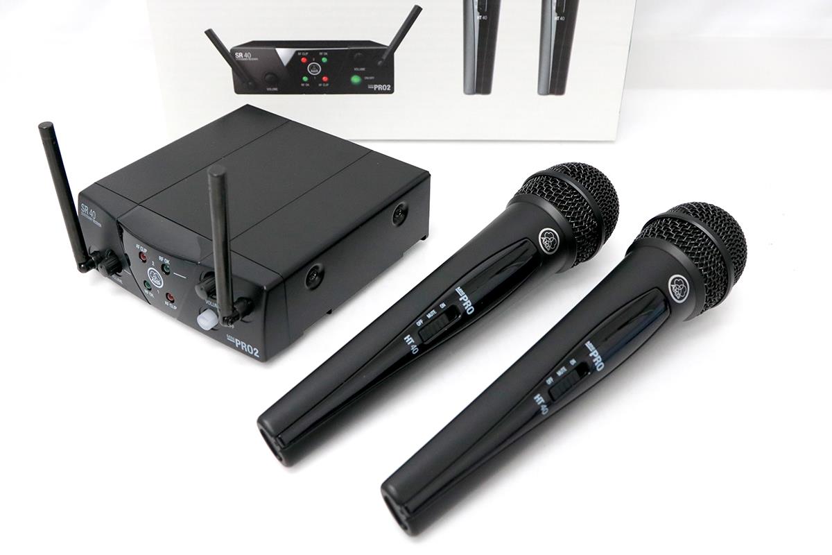 WMS40 PRO MINI2 VOCAL SET DUAL HA03-M3238-2F1 | AKG | ワイヤレス