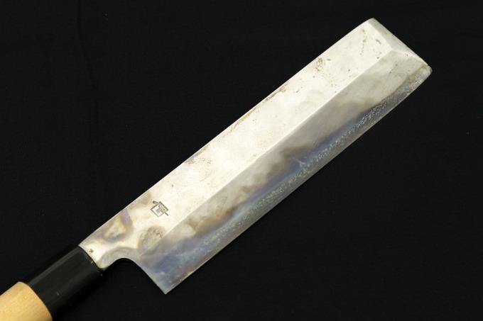 薄刃包丁 七寸 霞 水牛朴栗型柄 【O373】 | ミソノ | 包丁-アキバ流通