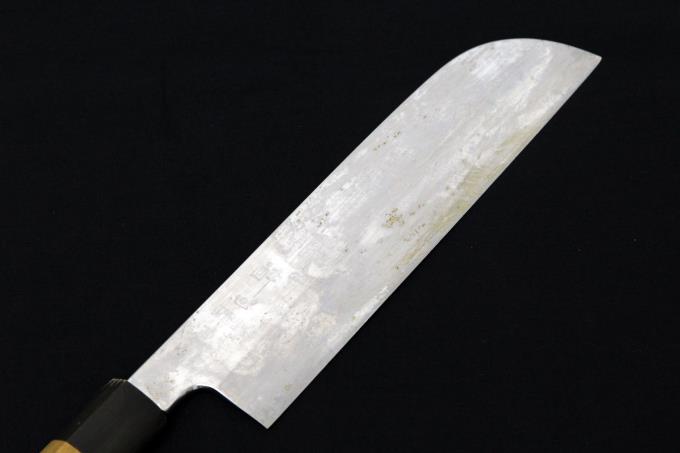 築地正本 薄刃包丁 本霞 7寸 鞘付き ≪優れもの≫【中古】【美