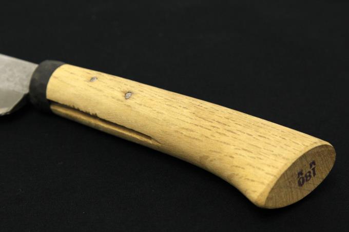 竹割り鉈 六寸 (180mm) 両刃 木鞘付 【O539】 | 宗次 | 鉈 竹割り鉈 六寸 (180mm) 両刃 木鞘付 【O539】 | 宗次 | 鉈