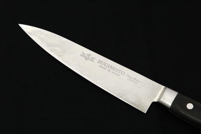 東京杉本　クロームモリブデン合金鋼　牛刀包丁　CM2118 杉本CM鋼(クロームモリブデン鋼) 牛刀(両刃) 27cm << KOHNO