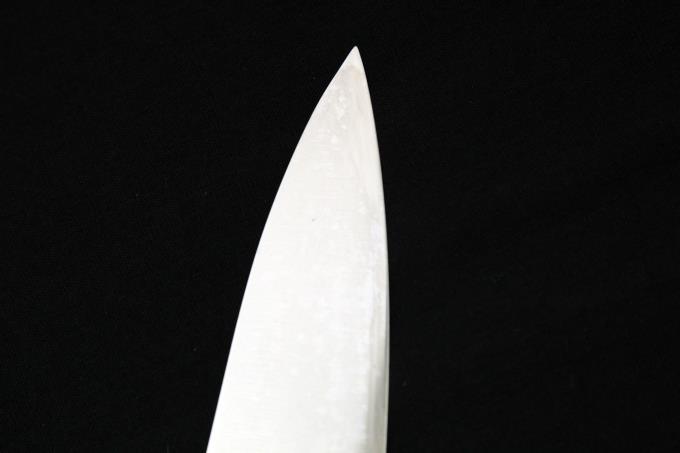 牛刀 240mm CM鋼 ステンレス ツバ付ハンドル CM2124 白鞘付