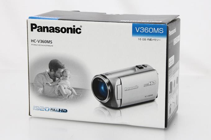 HC-V360MS ビデオカメラ ホワイト 2016年製 バッテリー付【K677