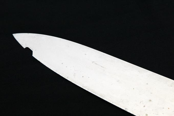 特注 nenox 洋出刃包丁 240mm ハイカーボン特殊鋼 ツバ付