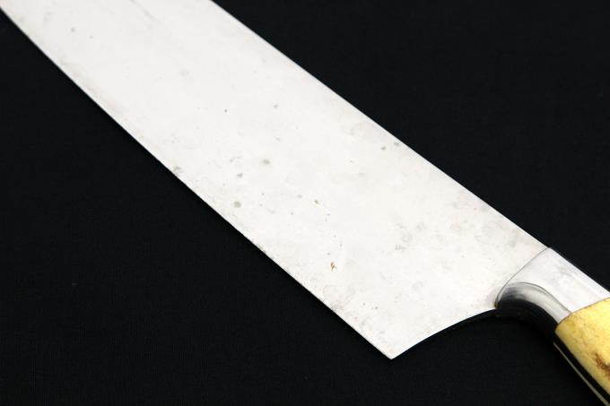 祐成 切付け包丁 270mm 佑成 ZDP189 ダマスカス 切付牛刀包丁 270mm 紫檀柄 – 清助刃物