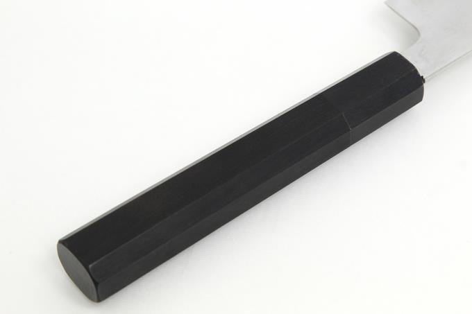和筋引 包丁 九寸 277mm V金10号 本焼 両鏡面 「感謝」銘切 水牛黒檀 