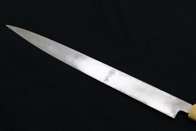 丸越産業 柳刃包丁 尺 300mm 霞 水牛朴八角柄 O556 2e1a 康之 包丁 アキバ流通