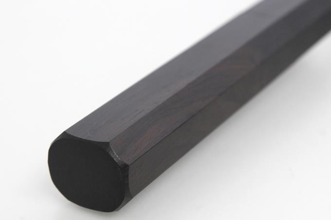 切付出刃包丁 四寸 115mm V金10号 本焼 鏡面 「感謝」銘切 水牛