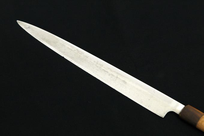 柳刃包丁 尺 295mm 霞 水牛朴栗型柄 O571-2E1A | 祐成 | 包丁 柳刃包丁 尺 295mm 霞 水牛朴栗型柄 O571-2E1A | 祐成 | 包丁