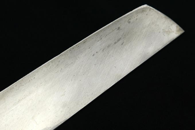 鈴木商事 鱧切包丁 尺 306mm 霞 極上 白鋼 水牛黒檀八角柄 白鞘