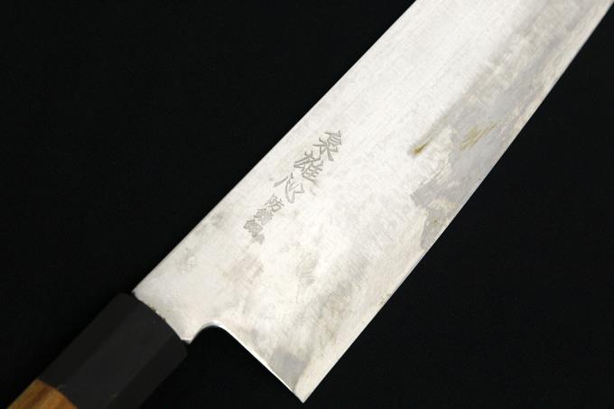 和牛刀 278mm 防錆鋼 水牛朴八角柄 O653-3E1B | 泉雄心 | 包丁