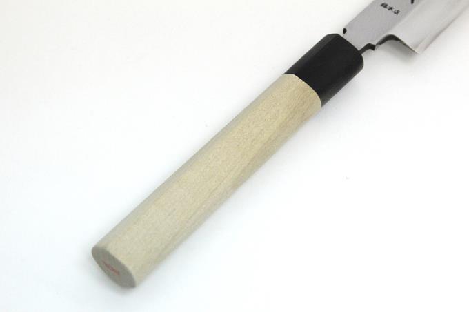 柳刃包丁 尺 霞 銀三鋼 水牛朴栗型柄 GS0430 白鞘・箱付 O711-2L2B