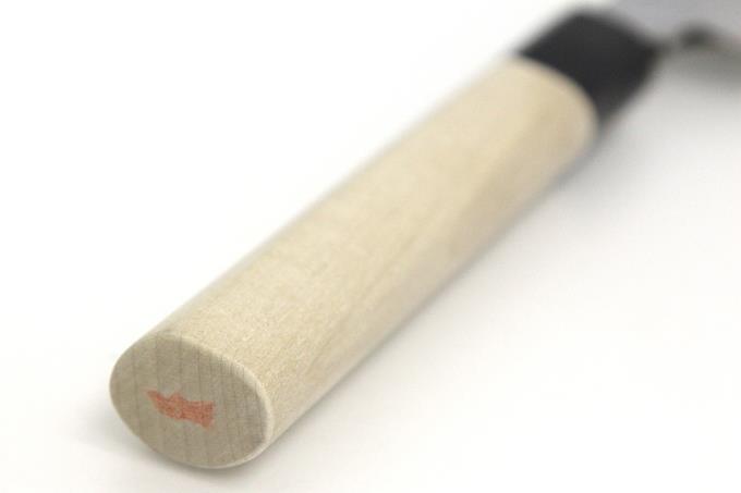 柳刃包丁 尺 霞 銀三鋼 水牛朴栗型柄 GS0430 白鞘・箱付 O711-2L2B