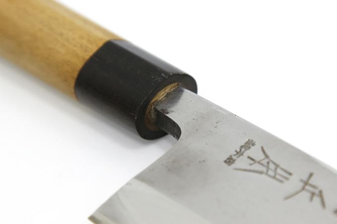 出刃包丁 七寸 霞 水牛朴栗型柄 O729-2L1A | 正本総本店 | 包丁-アキバ流通
