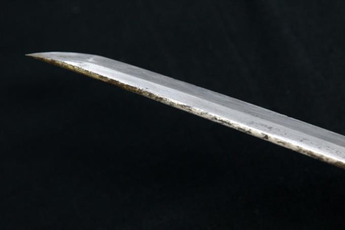 別誂 先丸蛸引包丁 尺一 本焼 水牛黒檀八角柄 O732-2L1A | 宗良 | 包丁