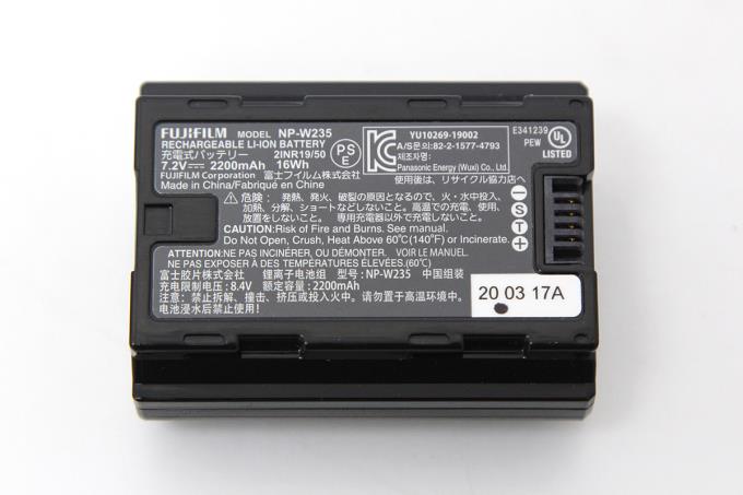 新作アイテム毎日更新 富士フイルム FUJIFILM NP-W235 充電式バッテリー
